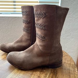 UGG Caitlyn Moto Suede leather Taupe